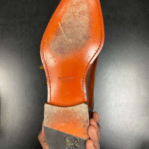 Magnanni 
Brand new still great condition.
double-buckle monk shoes main image 5